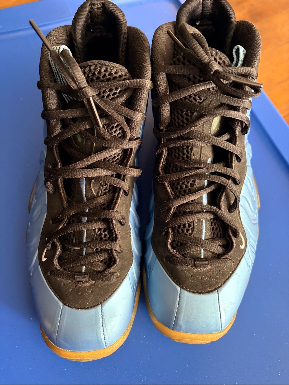 Nike Kids “University Blue” Foamposites size 7Y